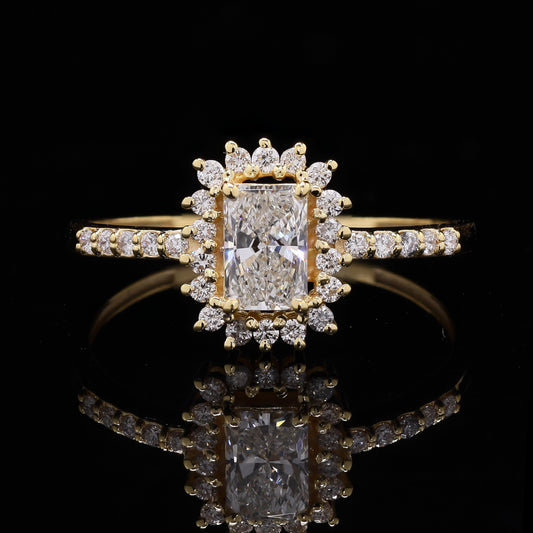 Classic Solitaire Diamond Ring in 14K Yellow Gold – 0.40 CT
